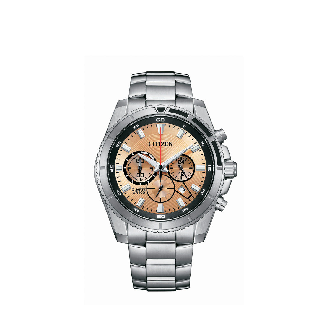 Men's Quartz Chronograph Watches Citizen (.متوفر ٣ ألوان  )