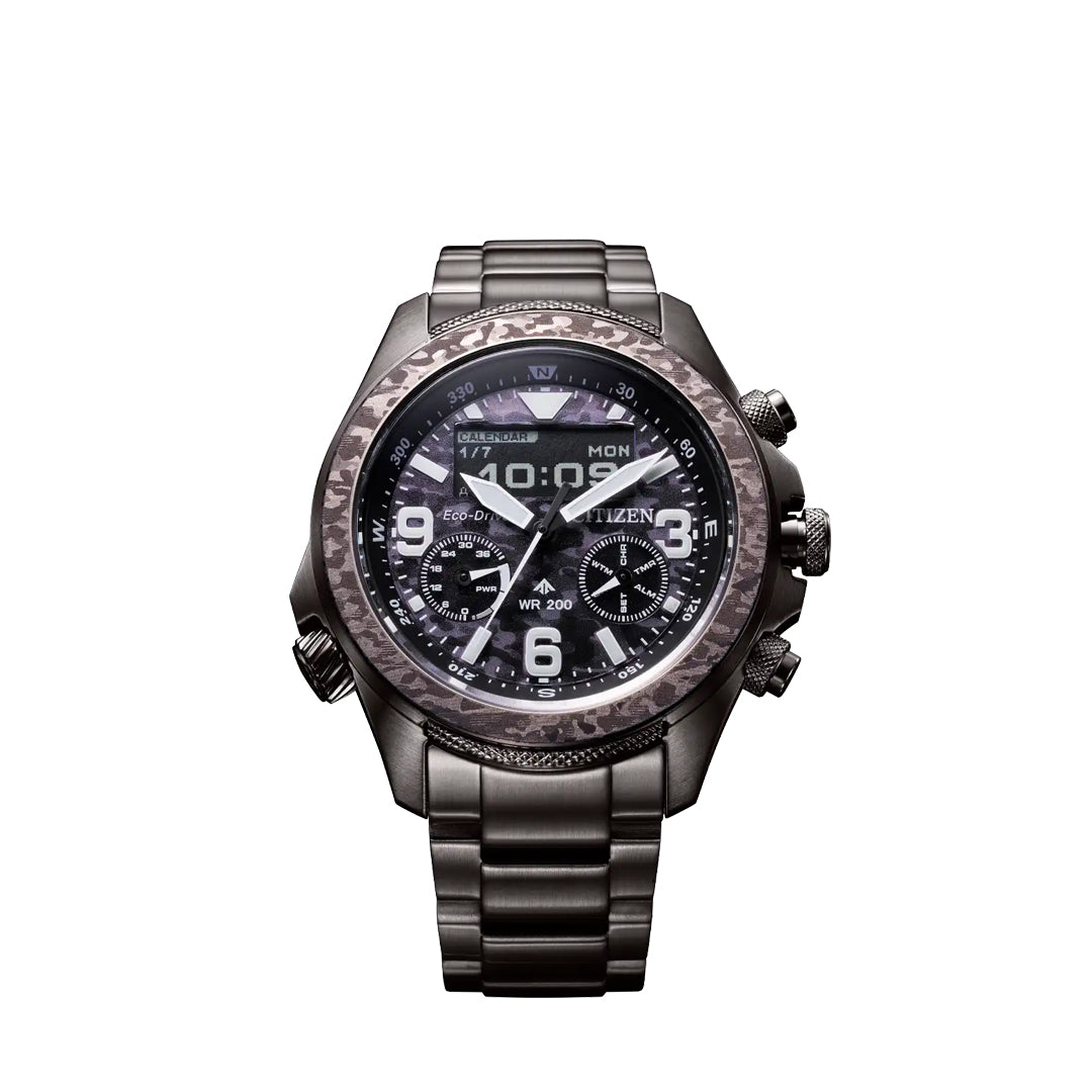 Men's Quartz Chronograph Watches Promaster Land Eco-Drive Citizen