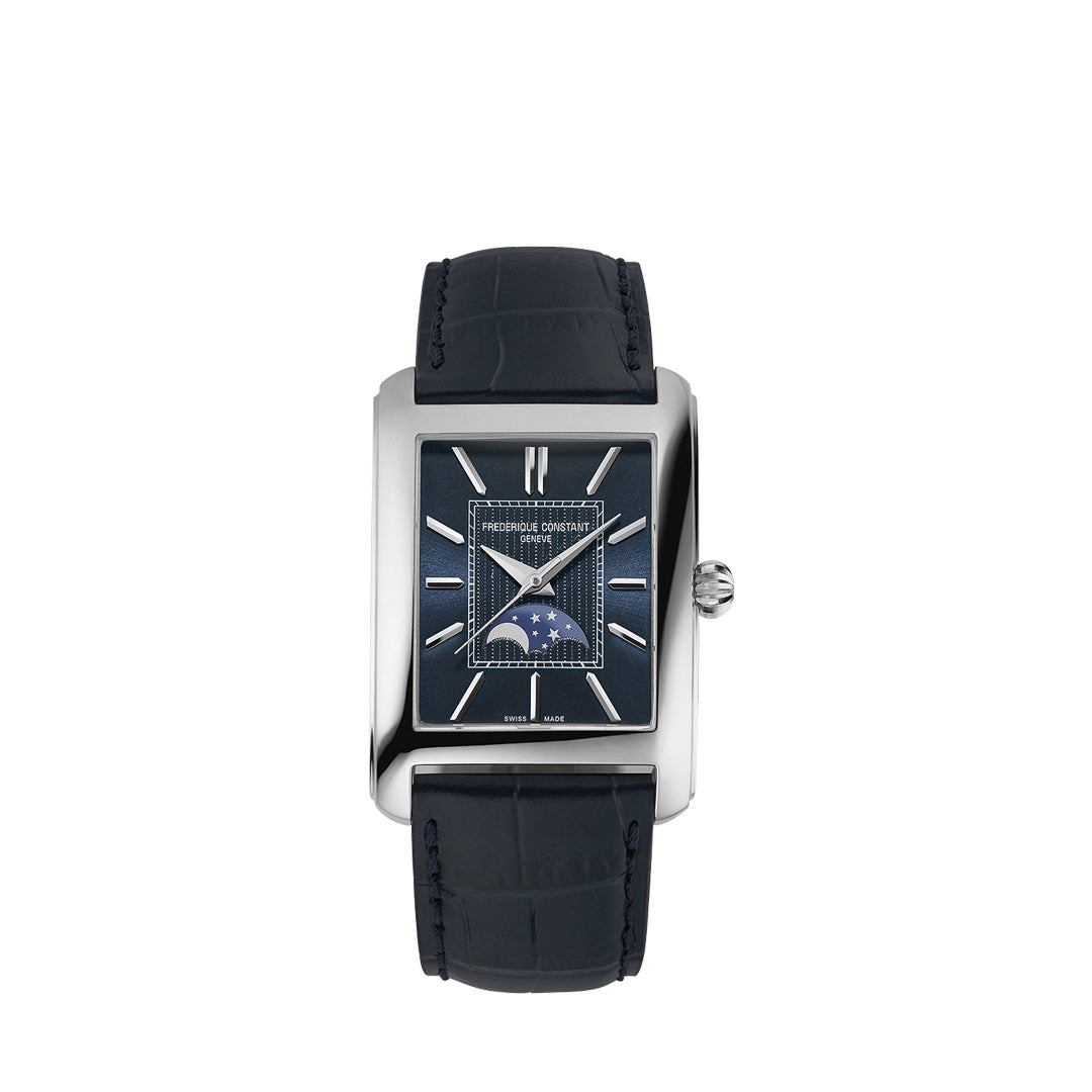Men's Automatic Moon Phase Watches Frederique Constant Carree