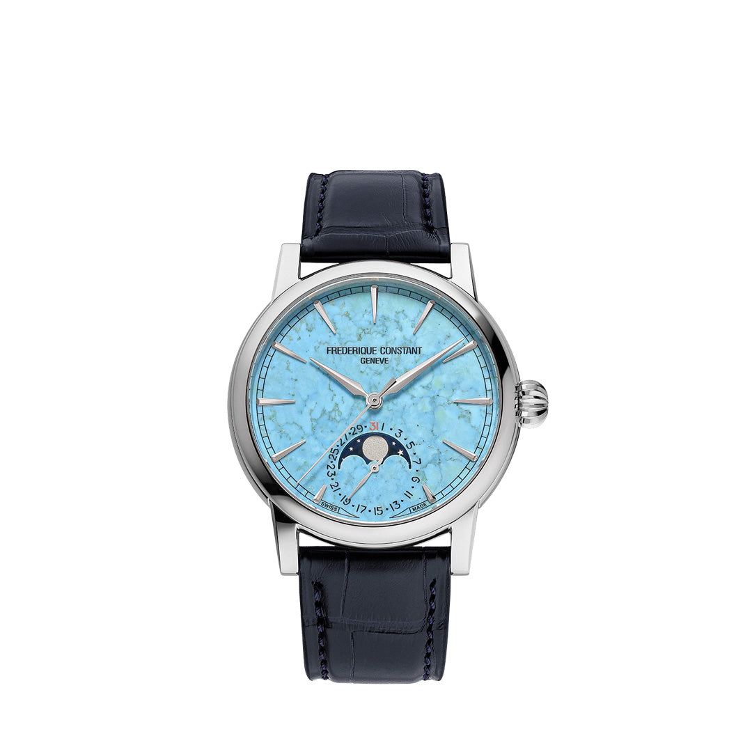 Men's Automatic Moon Phase Watches Frederique Constant