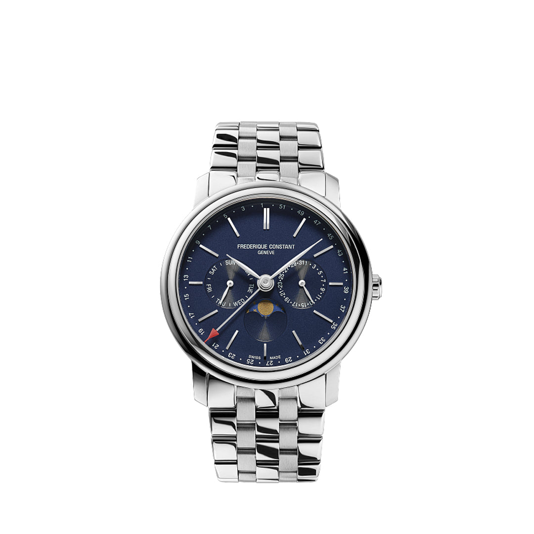 Men's Quartz Moon Phase Watches Frederique Constant