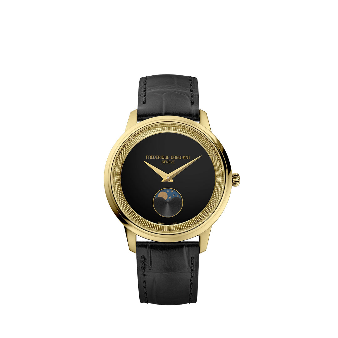 Quartz Moon Phase Watches Frederique Constant Moneta