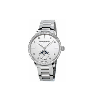 Men's Automatic Diamond Moon phase Watches Frederique Constant
