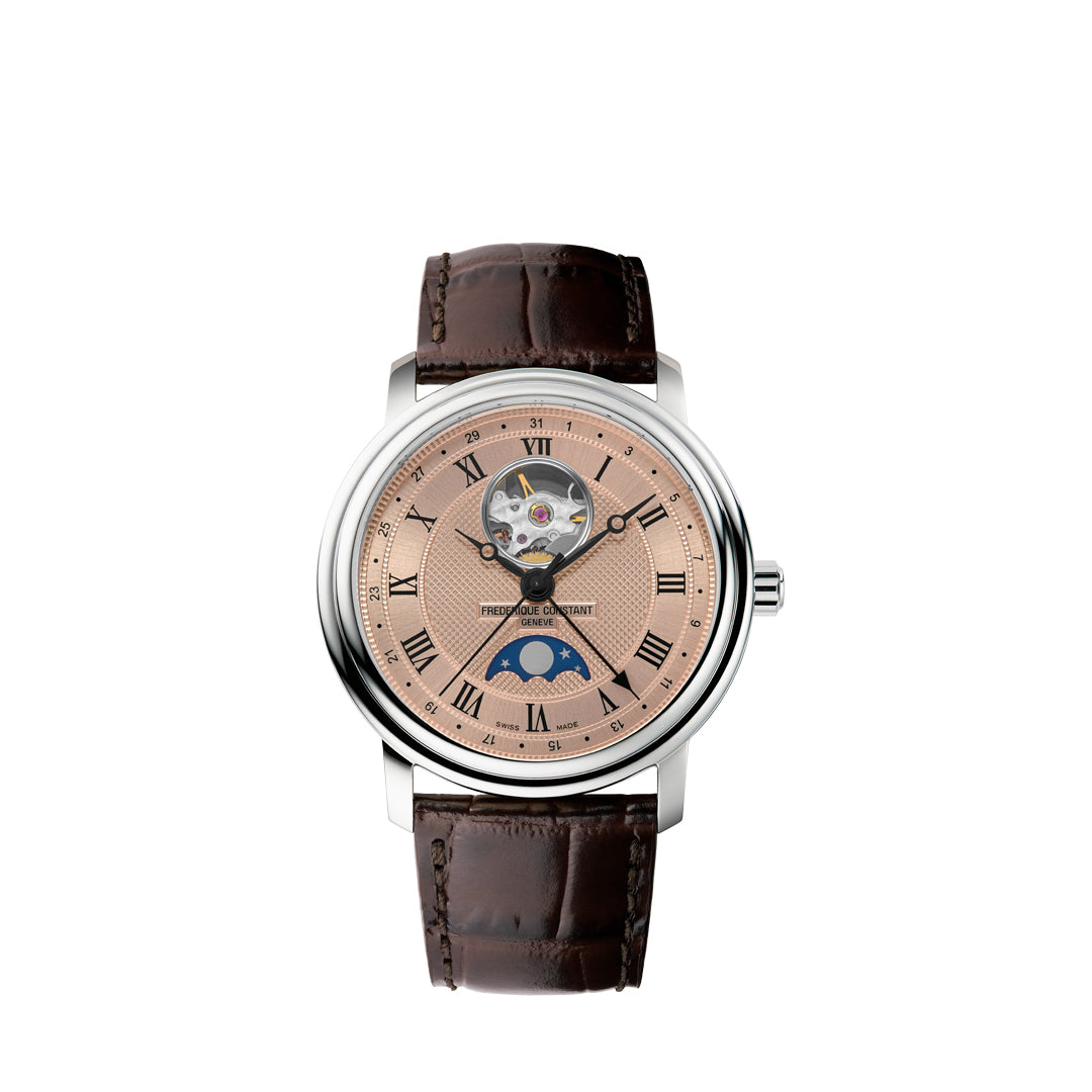 Men's Automatic Moon Phase Watches Frederique Constant